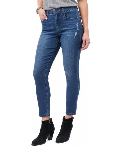 Women's Ab Solution High Rise Ankle Jean Blue Vintage $25.00 Jeans