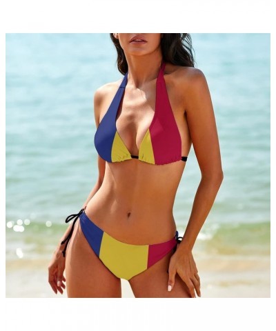 Women's Fashion Swimsuit Republika Srpska Flag 2 Piece Swimwear Set Swimsuits L X-Small Style-3 $16.42 Swimsuits