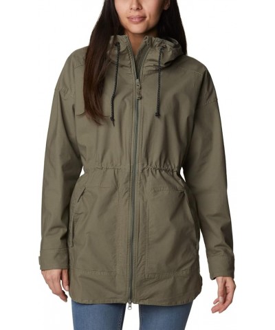 Women's Sage Lake Long Lined Jacket Stone Green $20.78 Jackets