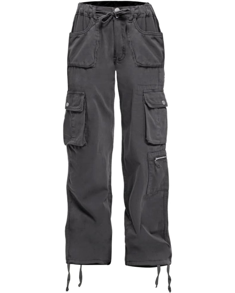 Cargo Pants Women Baggy Hiking Casual Cotton Military Tactical Army Combat Work Pants with 7 Pockets 7 Pockets-dark Gray $12....