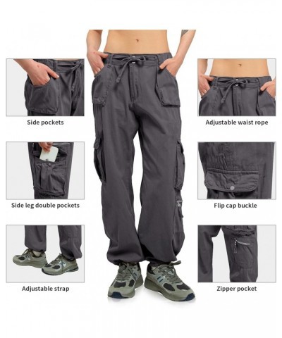 Cargo Pants Women Baggy Hiking Casual Cotton Military Tactical Army Combat Work Pants with 7 Pockets 7 Pockets-dark Gray $12....