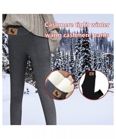 Warm Winter Fleece Lined Leggings for Women Ultra Soft Stretchy Thick Tights High Waisted Premium Yoga Pants 03black $9.53 Le...