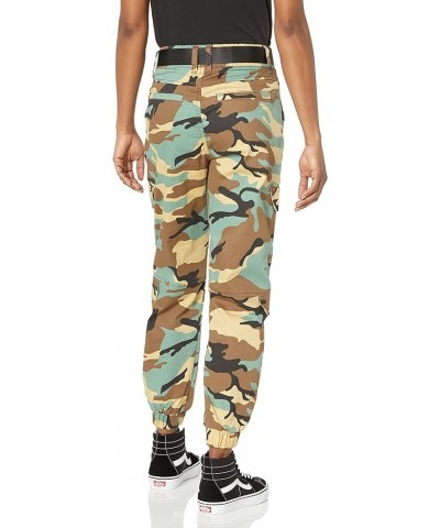 Cargo Pants for Women Juniors and Plus Sizes Camo Or Solids Baggy Pastel Camo $17.87 Jeans