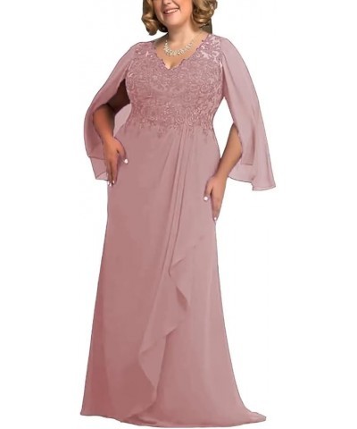 Plus Size Mother of The Bride Dress for Wedding Lace Wedding Guest Dress for Women Chiffon Formal Evening Dress Purple $34.08...