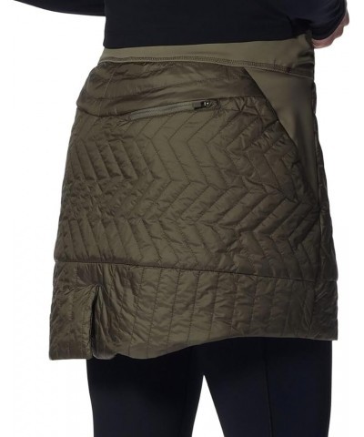 Women's Trekkin Insulated Mini Skirt Stone Green $32.46 Skirts