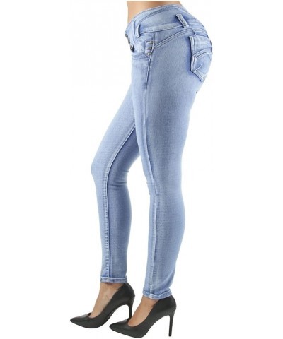 Colombian Design, Butt Lift, Levanta Cola, Sexy Skinny Jeans Light Blue $19.37 Jeans