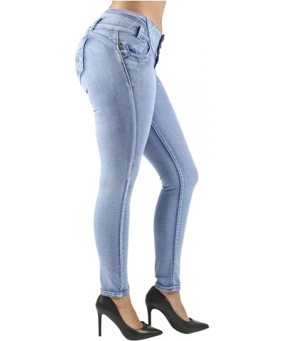 Colombian Design, Butt Lift, Levanta Cola, Sexy Skinny Jeans Light Blue $19.37 Jeans