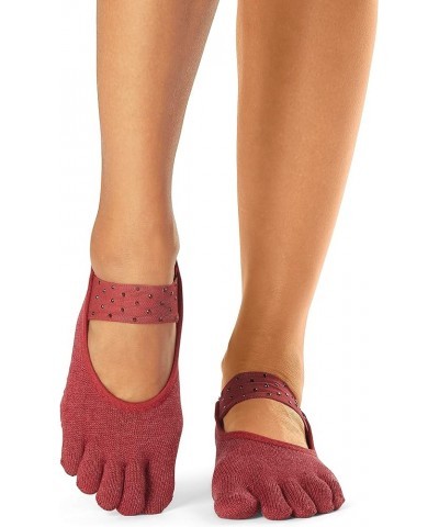 Grip Pilates Barre Socks – Non-Slip Mia Half Toe for Yoga & Ballet Mesa $11.89 Activewear