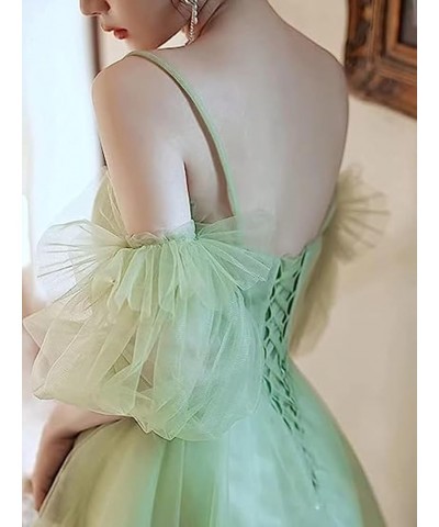 Sweetheart Tulle Homecoming Dresses for Teens Short Prom Dress Juniors 2024 Puffy Sleeves Cocktail Dress Royal Blue $48.44 Dr...