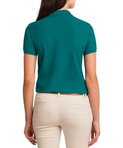 Polo Shirt for Women Short-Sleeves Polo Shirt Polo Tee Women’s Polo Shirt Lightweight Golf Polo Shirt Teal Green $11.68 Shirts