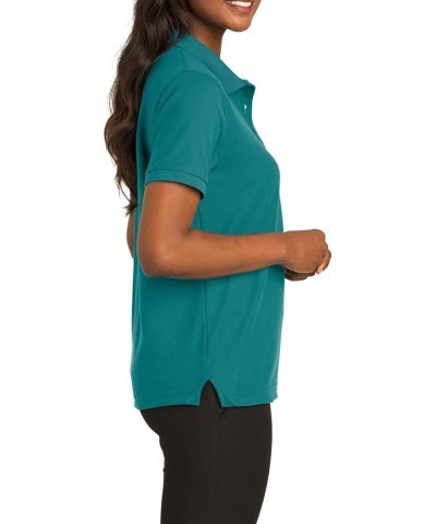 Polo Shirt for Women Short-Sleeves Polo Shirt Polo Tee Women’s Polo Shirt Lightweight Golf Polo Shirt Teal Green $11.68 Shirts