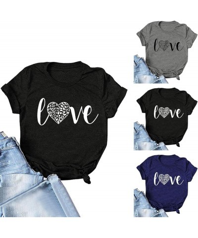 t Shirts for Women Plus Size Women Blouse Tops O Neck Party Stylish T-Shirt Blue $6.35 T-Shirts