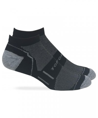 Half Cushion Low Cut Socks 2 Pair, Black, Women's 9-12 / Men's 9-13 Shoe $8.25 Socks