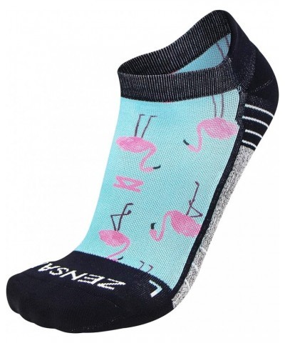 Limited Edition No-Show Running Socks - Anti-Blister Comfortable Moisture Wicking Sport Socks for Men and Women Pink Flamingo...