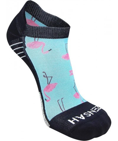 Limited Edition No-Show Running Socks - Anti-Blister Comfortable Moisture Wicking Sport Socks for Men and Women Pink Flamingo...