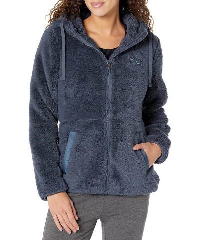 Women's Double Monkey Fleece Climb Jacket Dusty Blue $23.43 Jackets