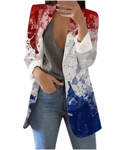 Blazer Jackets for Women,Womens Casual Blazers Open Front Long Sleeve Lapel Collar Work Office Jacket,Blazers Red 22 $11.43 B...