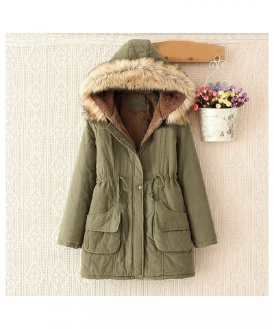 Winter Coats For Women Plus Size Parka Jackets Thick Warm Sherpa Outerwear With Fur Hood Puffer Down Fashion Clothes Winter C...