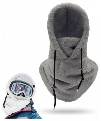 Sherpa Hood, Sherpa Ski Hood, Sherpa Hood Ski Mask, Sherpa Hood Scarf, Wind Resistant Winter Face Mask Gray $10.63 Jackets