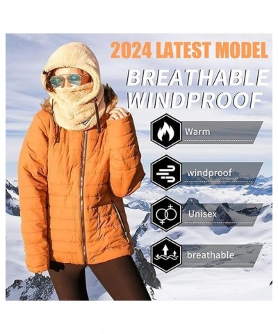 Sherpa Hood, Sherpa Ski Hood, Sherpa Hood Ski Mask, Sherpa Hood Scarf, Wind Resistant Winter Face Mask Gray $10.63 Jackets