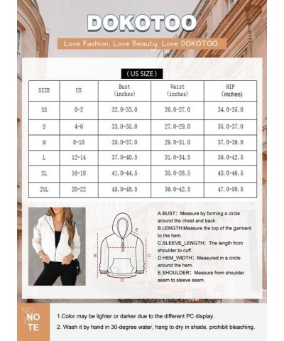 Womens Fall Fashion 2023 Zip Up Cropped Hoodies FLeece Bomber Jackets Y2K Sweatshirt with Pockets Khaki $14.43 Hoodies & Swea...