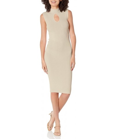 Women's ES Marion Sweater Dress Pearl Oyster $42.16 Dresses