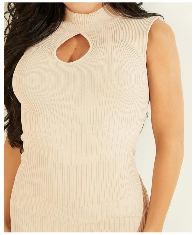 Women's ES Marion Sweater Dress Pearl Oyster $42.16 Dresses