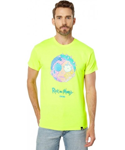 x Rick and Morty - Rick T-Shirt Safety Green $16.41 T-Shirts