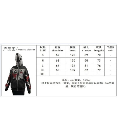 Women Gothic Vintage Print Hoodie Harajuku Punk Long Sleeve Zip Up Oversized Sweatshirt Grunge Y2k Rhinestone Jacket 23sep14b...