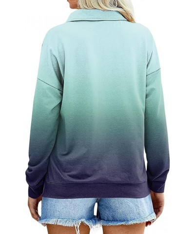 Women's Half Zip Oversized Sweatshirts Fleece Long Sleeve Hoodies Casual Sweaters with Pockerts 4-dark Green $10.25 Hoodies &...