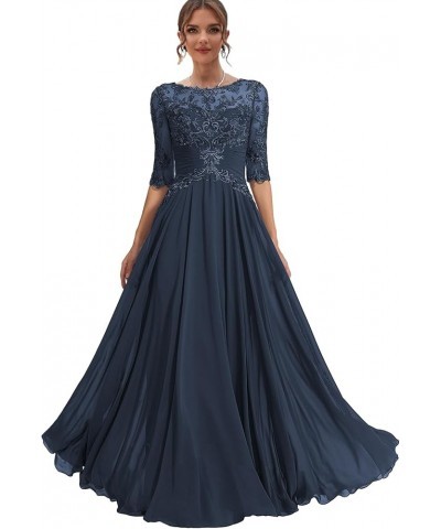 Lace Mother of The Bride Dresses for Women Chiffon Long Wedding Guest Dress Corset Evening Gown Teal $40.04 Dresses